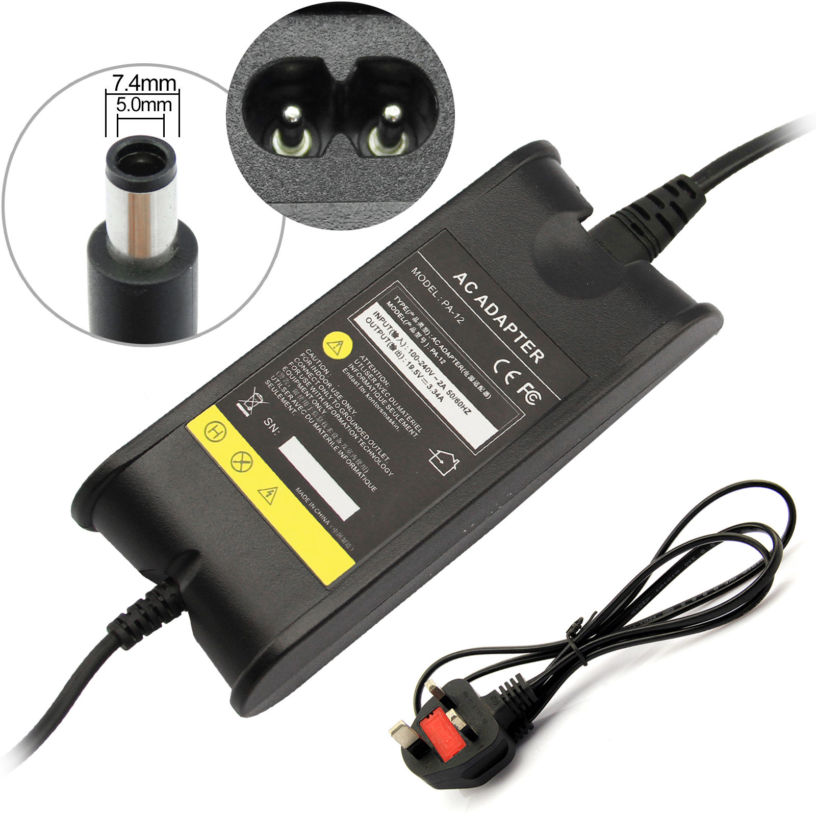 Charger for Latitude E6500 E5400 E5500 E4300 E6400