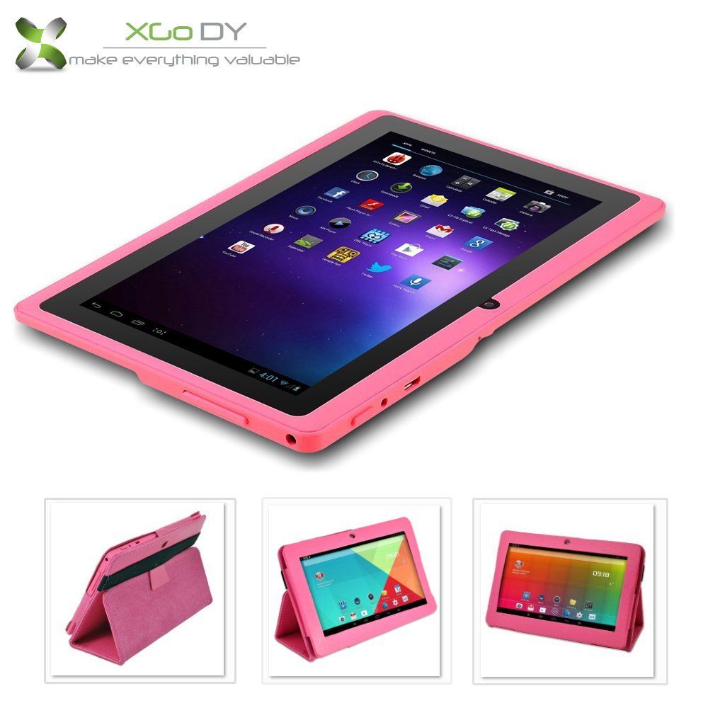 8GB Pink 7 inch Android 4.4 Tablet PC for Kids Children with 