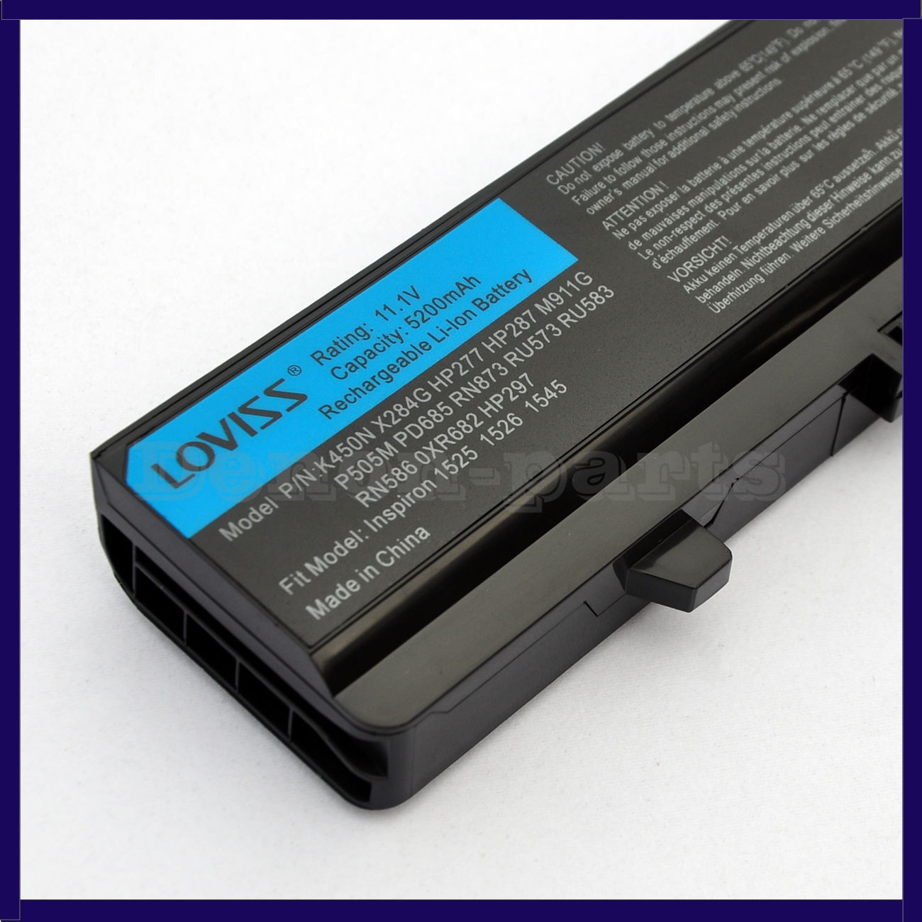 GW240 Battery For Dell Inspiron 1525 1526 1545 1546 1750 RN873 M911G Hp297 X284g