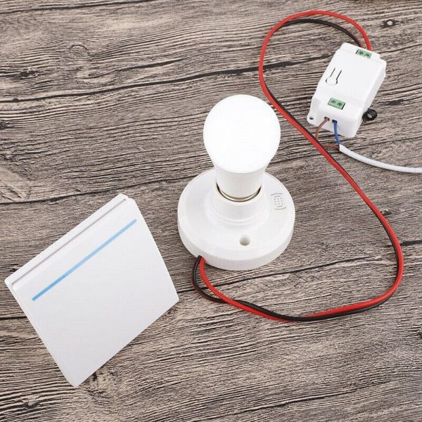 RF Wireless Kinetic Light Switch with Relay Receiver AC 110V 220V 433Mhz Remotes - Image 4
