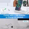 Wireless Charger 4in1 Fast Dock Charging Station For Apple Watch iPhone 15 14 13 - Image 4