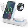 Wireless Charger 4in1 Fast Dock Charging Station For Apple Watch iPhone 15 14 13