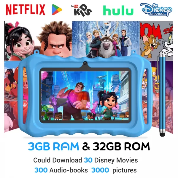 XGODY 7.0" Android 12.0 Tablet PC 3GB+32GB Quad Core WIFI Dual Camera Bluetooth - Image 3