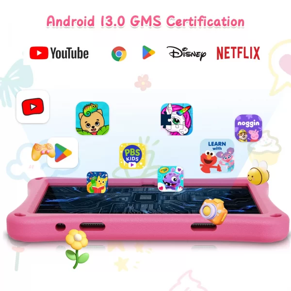 Android 14 Kids Tablet 10 inch 12GB RAM 128GB ROM WIFI6 Quad Core 7000mAh Tab UK - Image 3