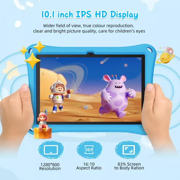 Android 14 Kids Tablet 10 inch 12GB RAM 128GB ROM WIFI6 Quad Core 7000mAh Tab UK - Image 4