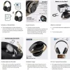 Wireless Bluetooth 5.1 Headphones Noise Cancelling Over-Ear Stereo Earphones UK - Image 4
