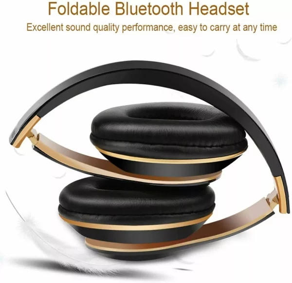 Wireless Bluetooth 5.1 Headphones Noise Cancelling Over-Ear Stereo Earphones UK - Image 7