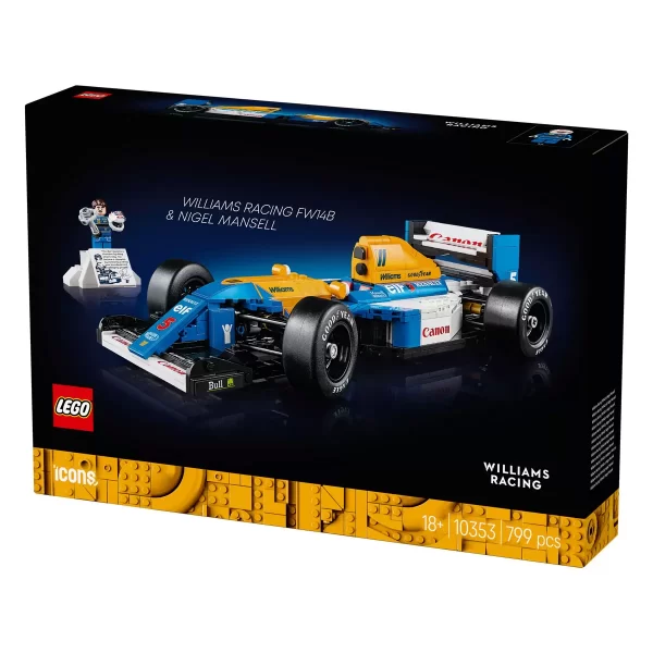 LEGO Icons Williams Racing FW14B & Nigel Mansell - Model 10353 (18+ Years) - Image 6