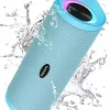 HEYSONG Portable Bluetooth Speaker, Waterproof Wireless Outdoor Speakers with LE (Rendom colour0