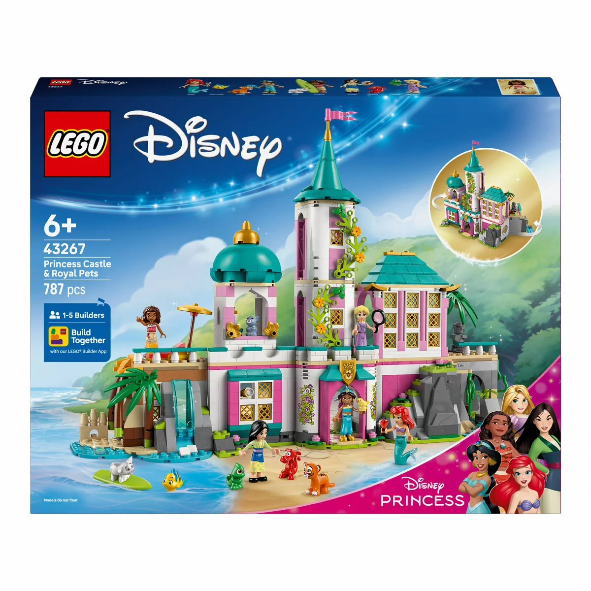 LEGO Disney Princess Castle and Royal Pets - Model 43267 (6+ Years) - Image 6