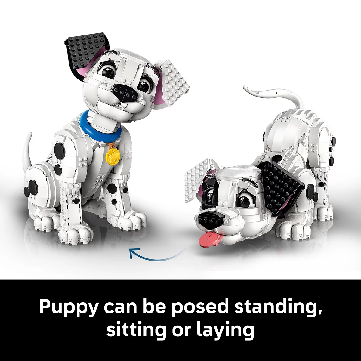 LEGO Disney 101 Dalmatians Puppy - Model 43269 (18+ Years) - Image 4
