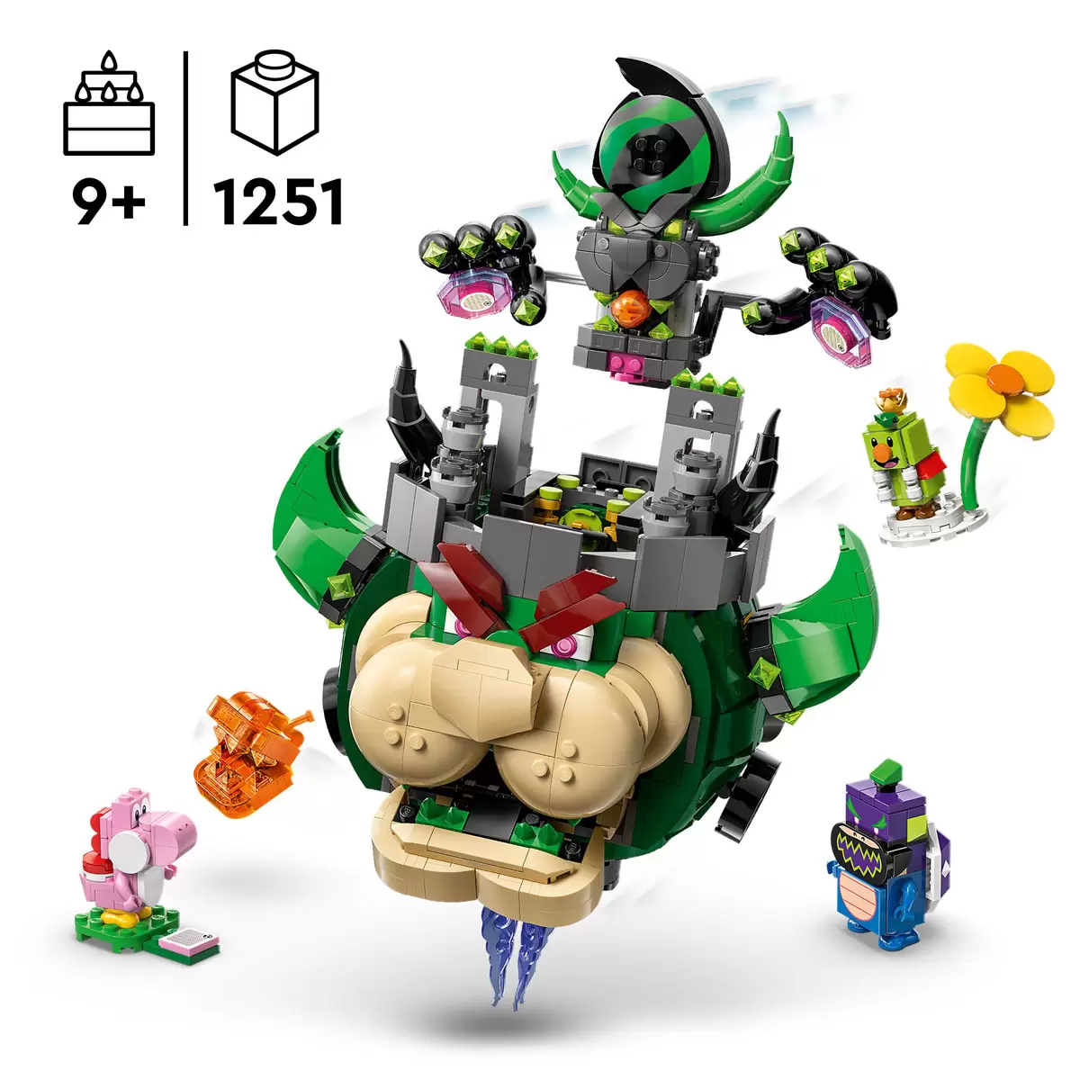 LEGO Super Mario Prince Florian & Castle Bowser - Model 72042 (9+ Years) - Image 2