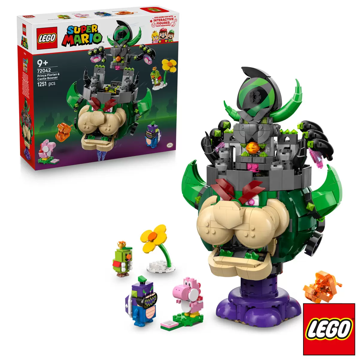LEGO Super Mario Prince Florian & Castle Bowser - Model 72042 (9+ Years)