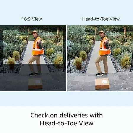 Ring Battery Video Doorbell Plus - Wireless Doorbell Camera 1536p - Night Vision - Image 2