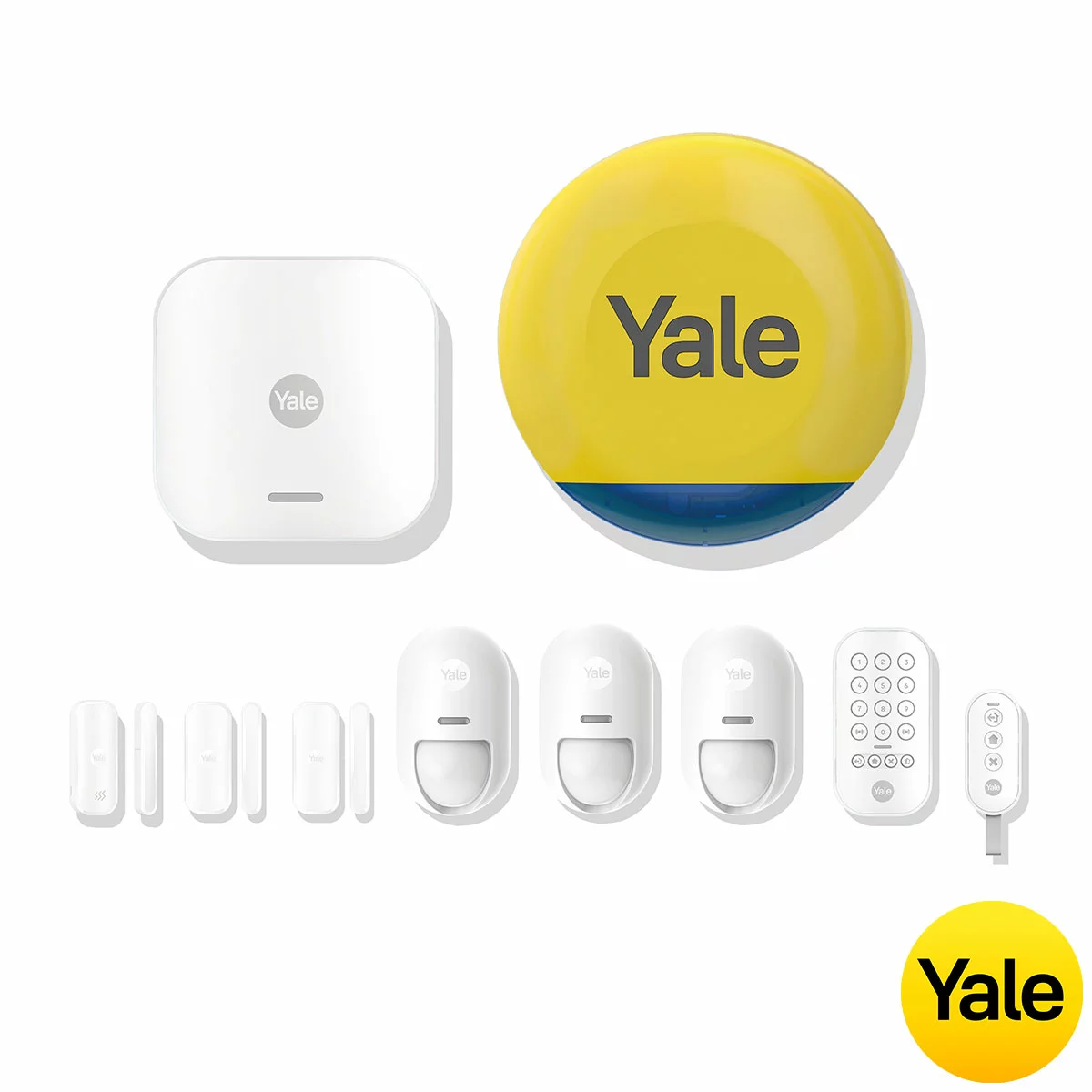 Yale 10 Piece Alarm Kit, AL-SK1-1A-UK-C
