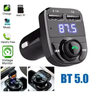 Bluetooth FM Transmitter Car Kit MP3 Player USB Charger Handsfree Adapter UK