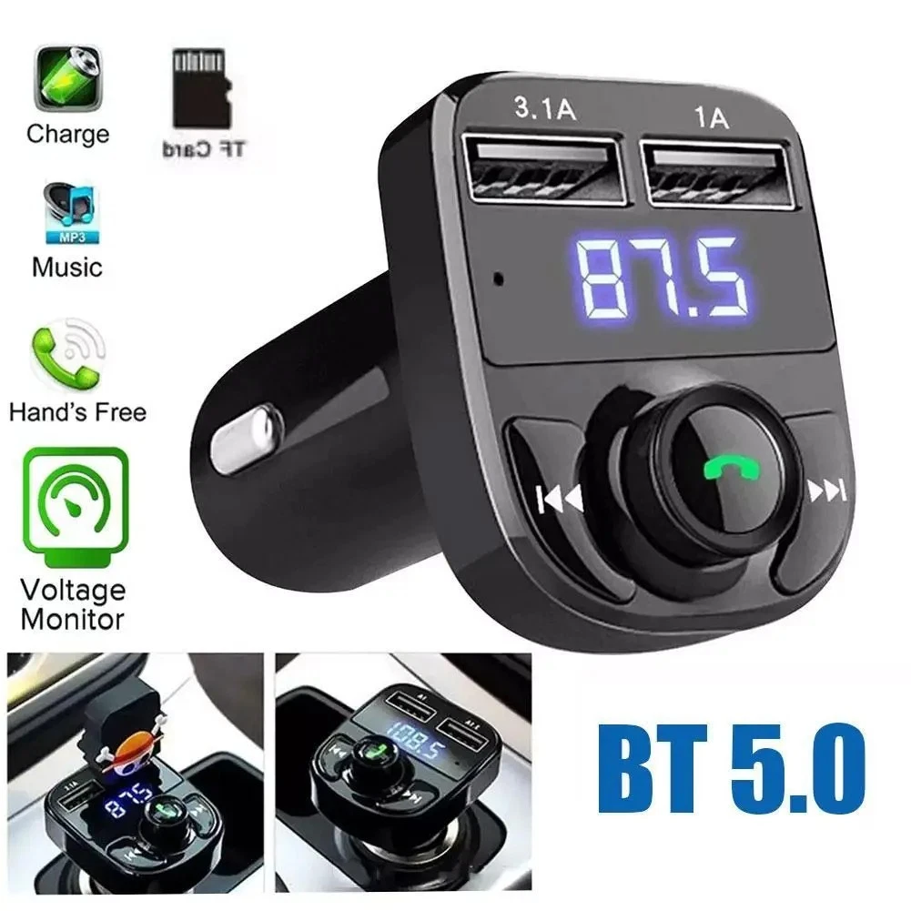 Bluetooth FM Transmitter Car Kit MP3 Player USB Charger Handsfree Adapter UK