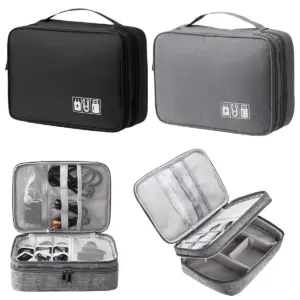 Travel Cable Organizer Bag Cable Electronic Accessories USB Charger Storage