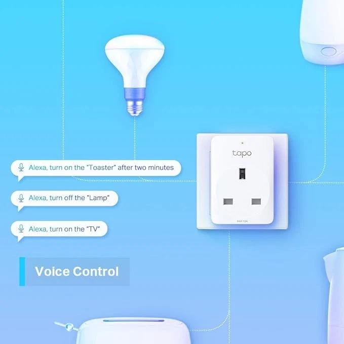 Tapo P100 Smart Plug |Wi-Fi | App| Remote Control | Alexa Plug |Voice Control - Image 6