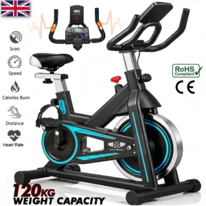 Exercise Bike Cardio Cycle Indoor Training Fitness Spinning Bike 8KG Flywheel