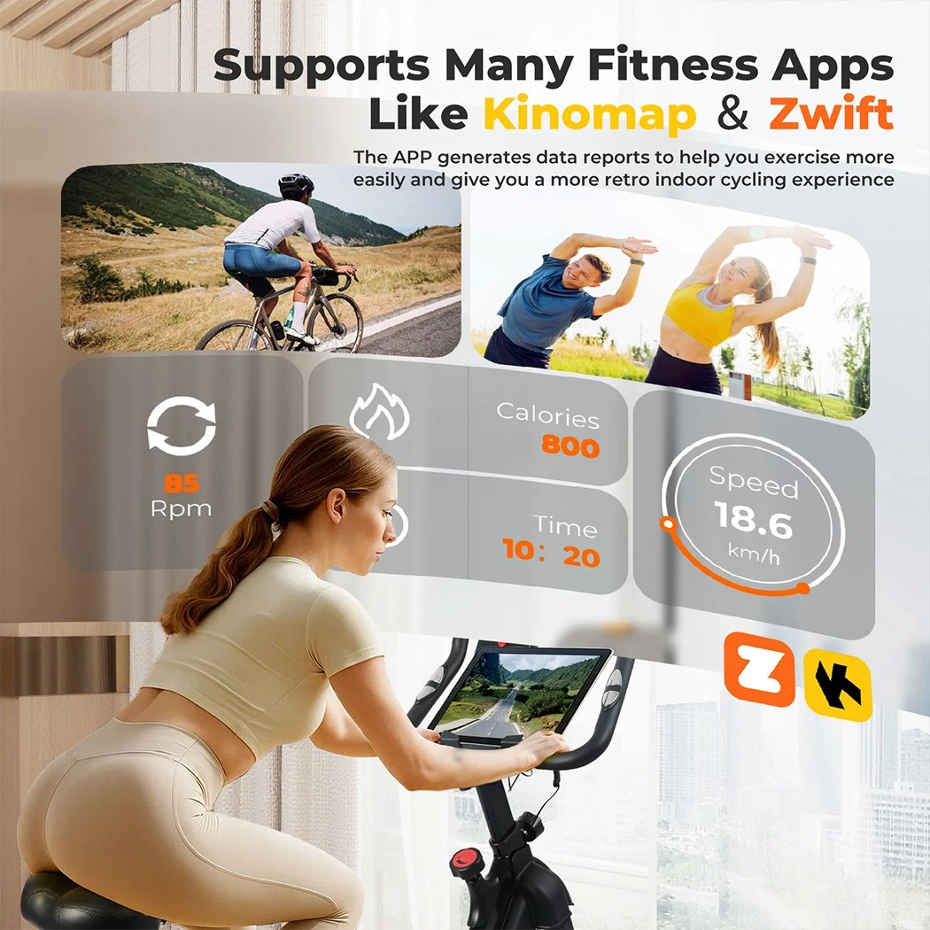 Centra Magnetic Exercise Bike Smart Cardio Cycle Spinning Bike Training Fitness - Image 2