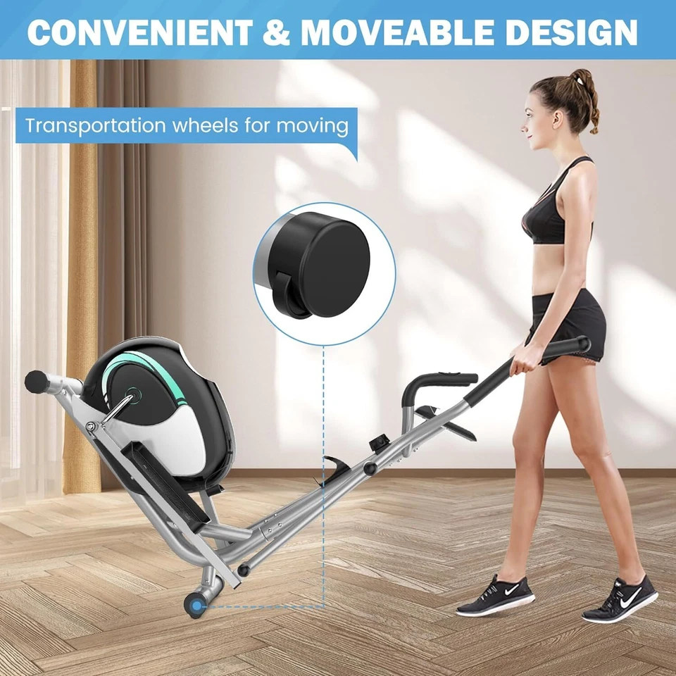 Magnetic Elliptical Cross Trainer Training for Home Gym Workout Fitness Cardio - Image 5