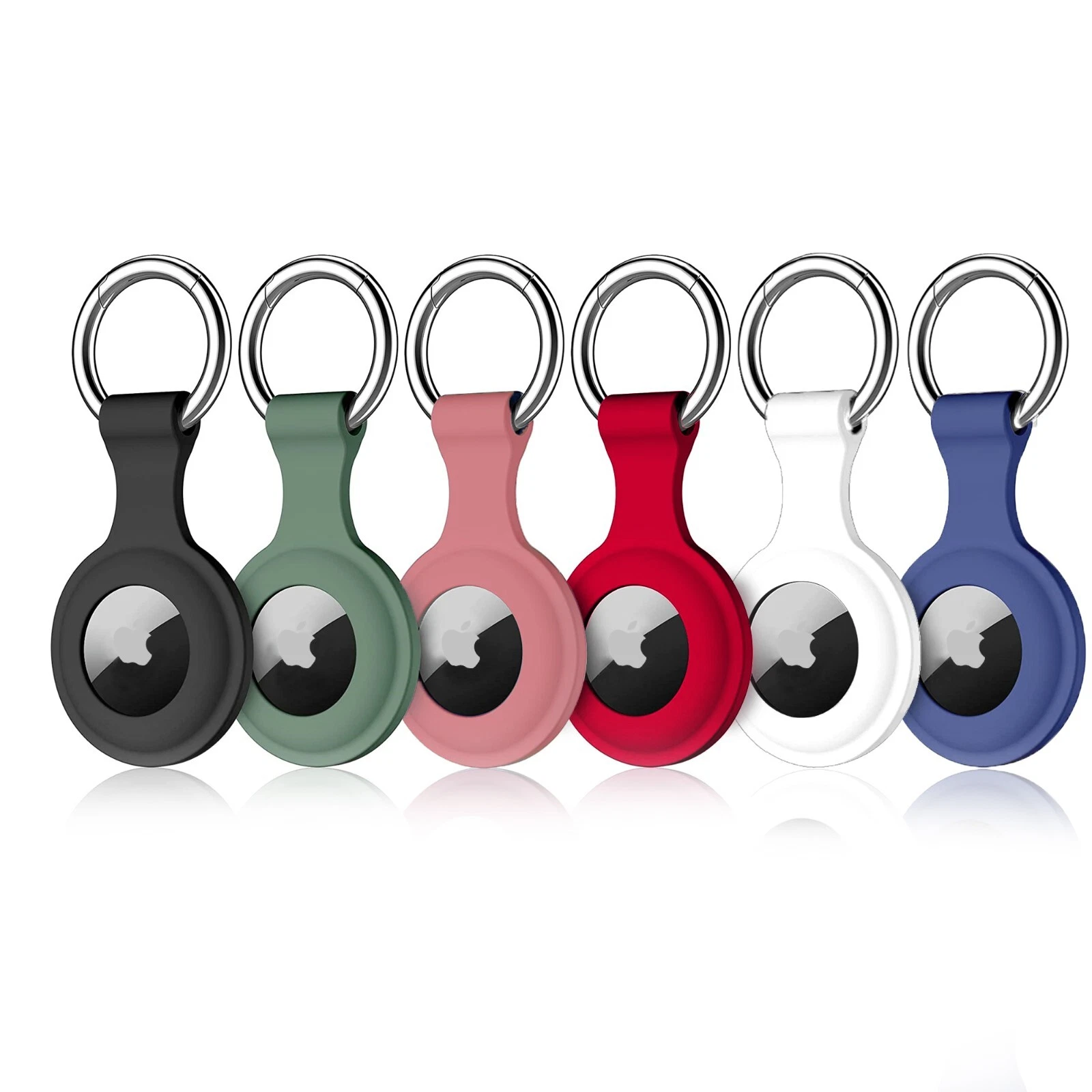 AirTag Case For Apple Air Tag Cover Tracker Silicon Car Key Ring KeyChain Holder