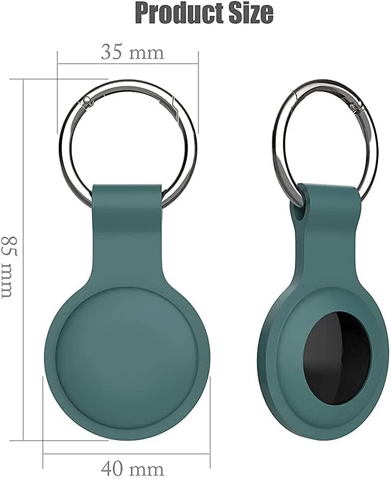 AirTag Case For Apple Air Tag Cover Tracker Silicon Car Key Ring KeyChain Holder - Image 6