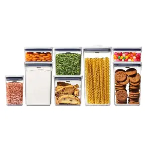 OXO SoftWorks 8-Piece POP Container Set Easy Use & Convenient - Kitchen Hack