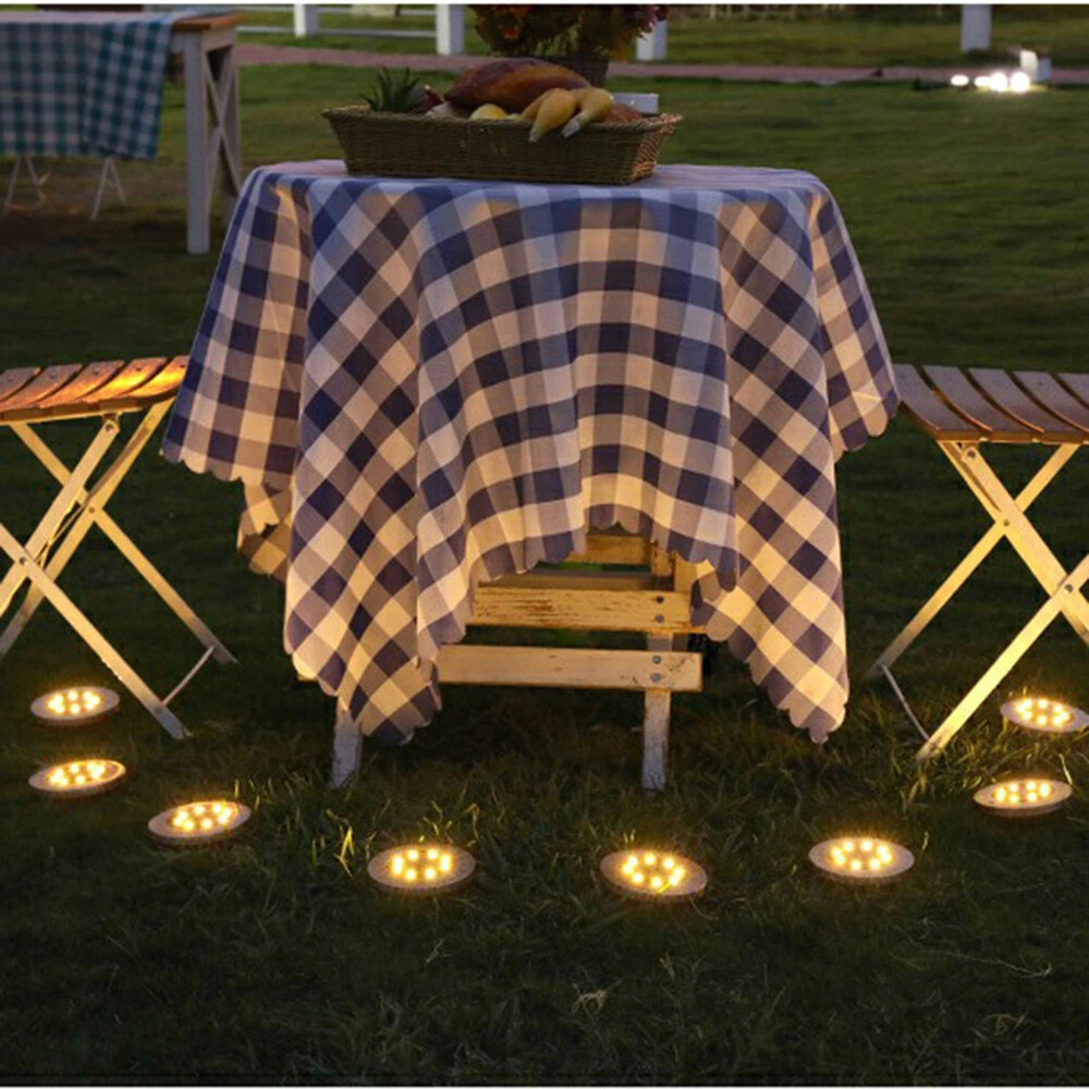 12LED Solar Ground Lights Floor Decking Patio Outdoor Garden Lawn Path Lamp - Image 6
