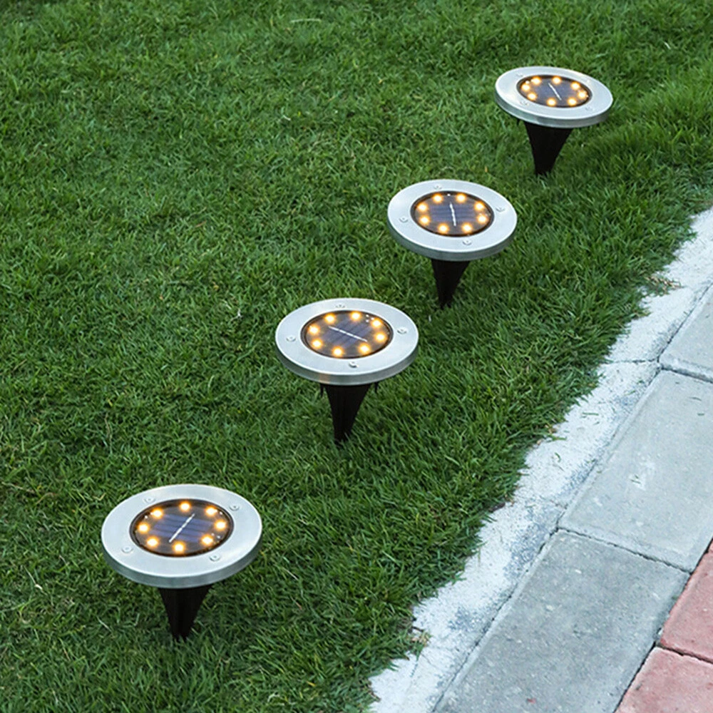 12LED Solar Ground Lights Floor Decking Patio Outdoor Garden Lawn Path Lamp - Image 8