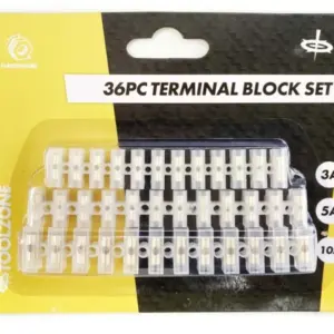 Electrical Block Wire Connectors 3A 5A 10 Amp 36 Terminal Block Strip Cable UK